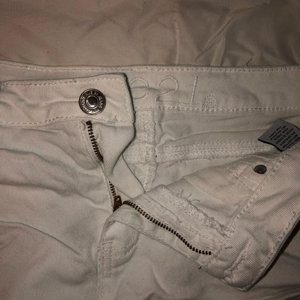 white shorts